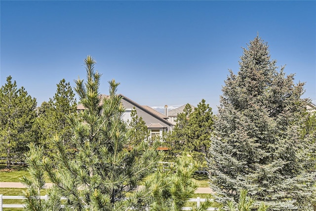 view of side of property