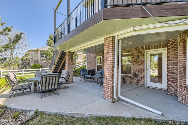 10529 Dacre Pl, Lone Tree, CO 80124 - patio / terrace with a patio and stairway