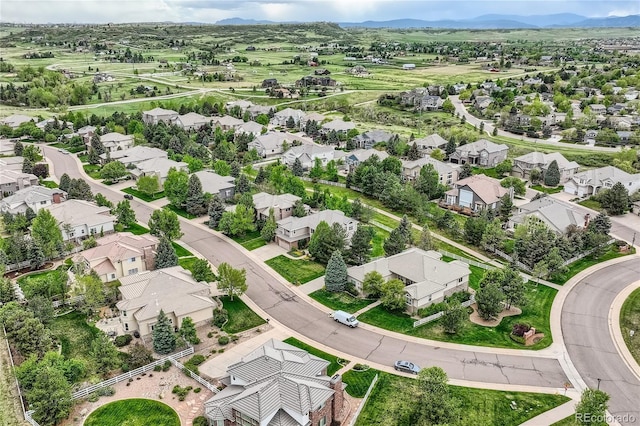 10529 Dacre Pl, Lone Tree, CO 80124 - aerial perspective of suburban area featuring mountains