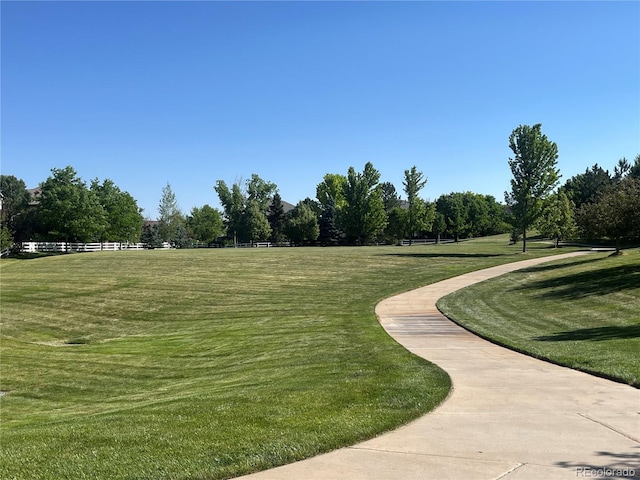 10529 Dacre Pl, Lone Tree, CO 80124 - view of community with a lawn