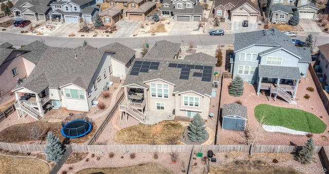 5279 Mount Cutler Ct, Colorado Springs, CO 80924 - aerial view with a residential view