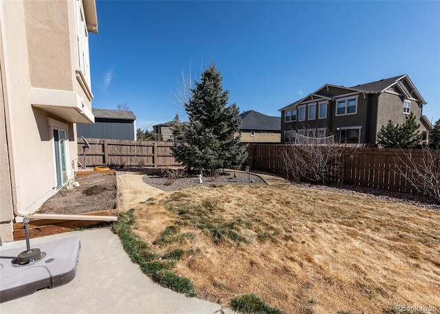 5279 Mount Cutler Ct, Colorado Springs, CO 80924 - view of yard featuring a fenced backyard and a residential view