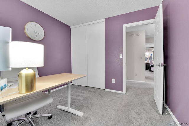 4782 E Costilla Ave, Centennial, CO 80122 - carpeted office with baseboards and a textured ceiling