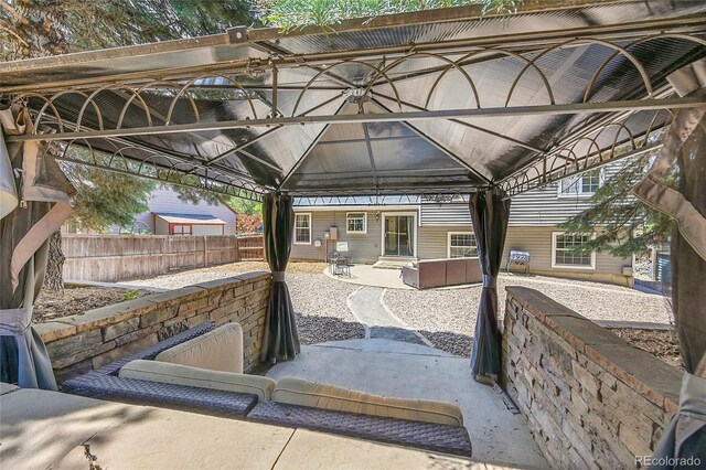 4782 E Costilla Ave, Centennial, CO 80122 - view of patio / terrace featuring a gazebo