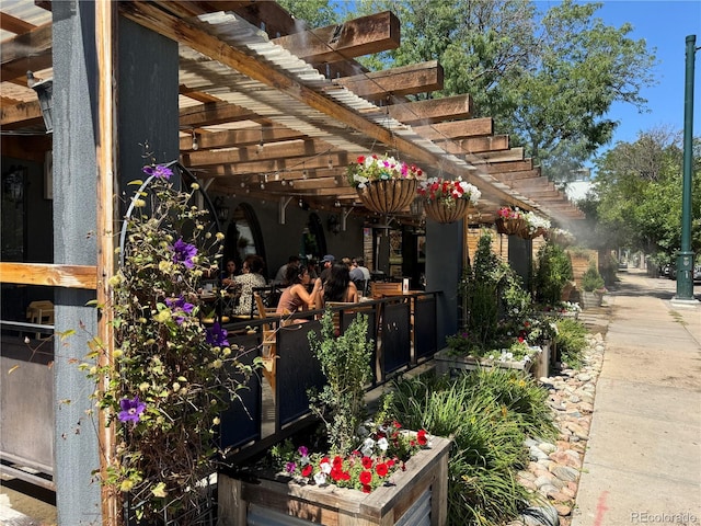 4125 Tejon St, Denver, CO 80211 - view of side of property featuring a pergola