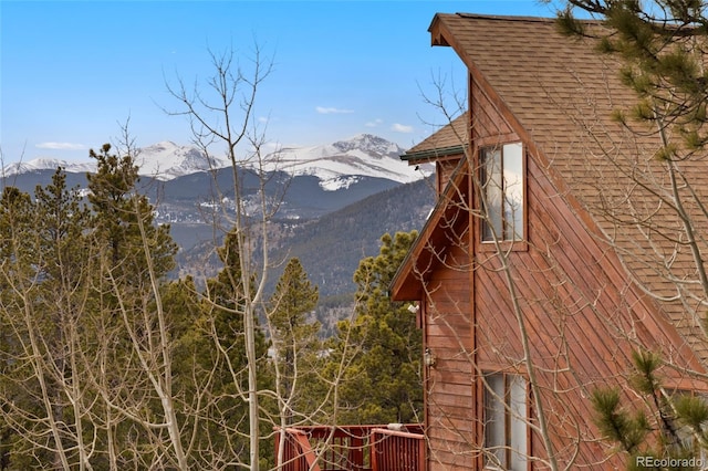 view of mountain feature