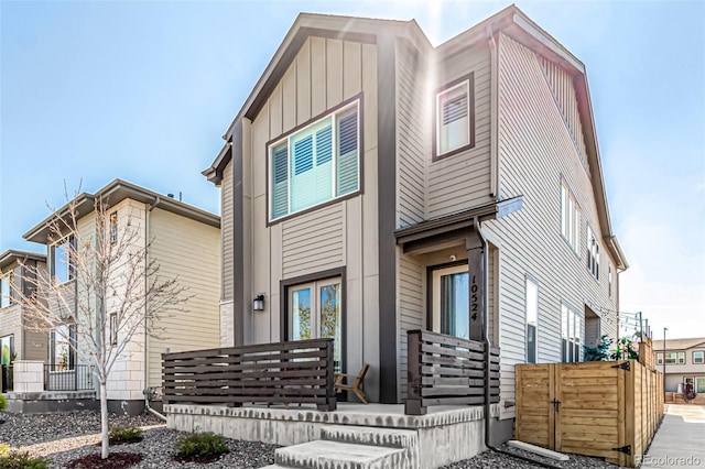 10524 Eby Cir, Lone Tree, CO 80124 - view of front of house with board and batten siding
