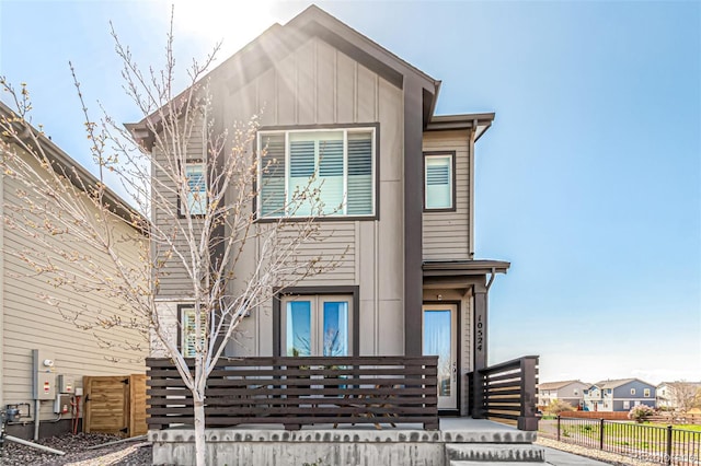 10524 Eby Cir, Lone Tree, CO 80124 - view of front of home with board and batten siding