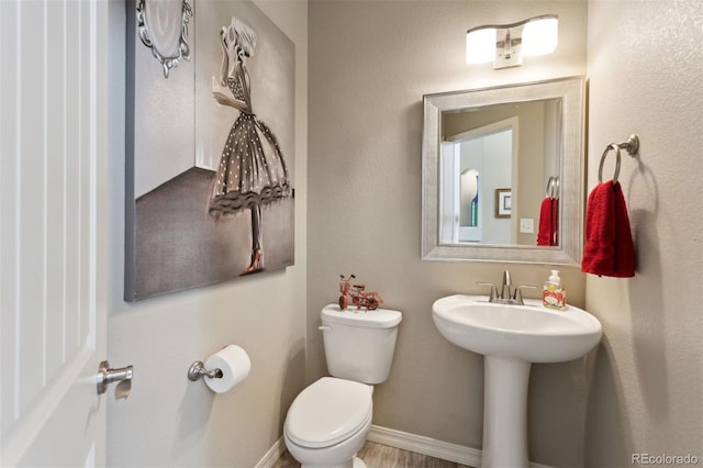 335 Mountain Brush, Colorado Springs, CO 80921 - half bath with toilet and baseboards