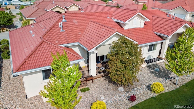 335 Mountain Brush, Colorado Springs, CO 80921 - view from above of property
