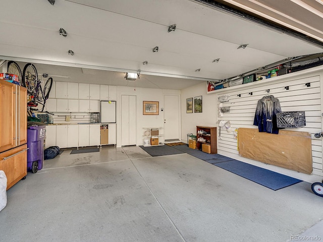 1011 N Pennsylvania St Unit H, Denver, CO 80203 - garage with a garage door opener