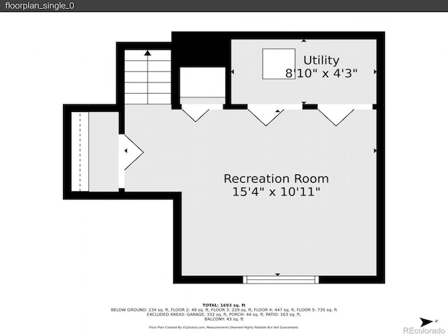 1011 N Pennsylvania St Unit H, Denver, CO 80203 - home floor plan