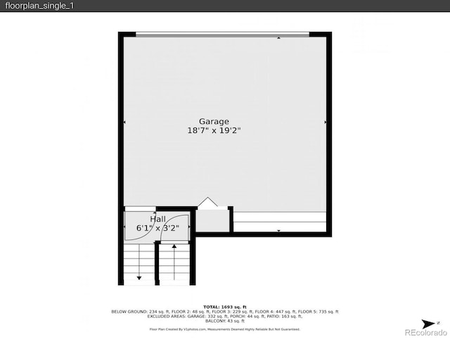 1011 N Pennsylvania St Unit H, Denver, CO 80203 - property floor plan