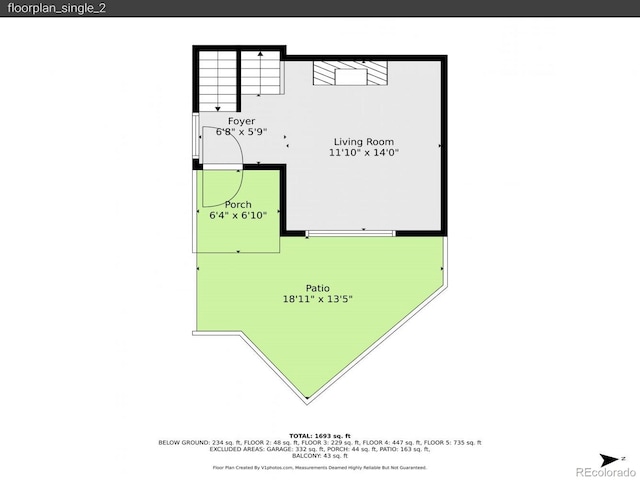1011 N Pennsylvania St Unit H, Denver, CO 80203 - property floor plan