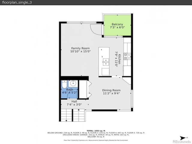 1011 N Pennsylvania St Unit H, Denver, CO 80203 - room layout