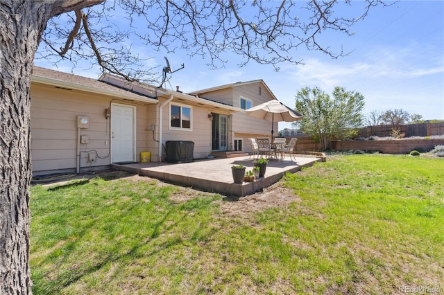 1853 S Zeno Way, Aurora, CO 80017 - rear view of property with a patio