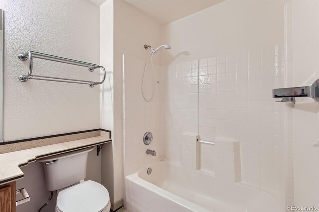 4081 Odessa St, Denver, CO 80249 - bathroom with toilet, shower / washtub combination, and vanity