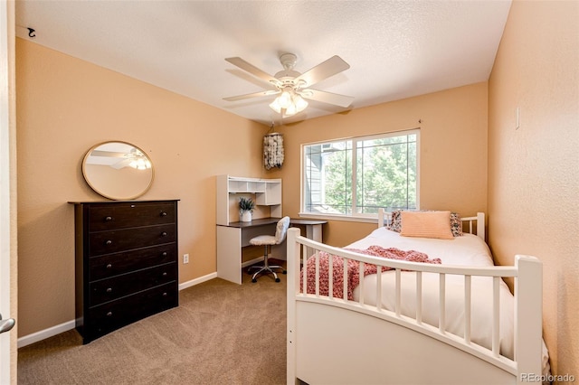 24036 E Kettle Pl, Aurora, CO 80016 - bedroom with carpet floors, ceiling fan, and an office area