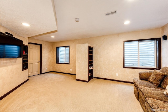 24036 E Kettle Pl, Aurora, CO 80016 - living room featuring carpet floors and recessed lighting