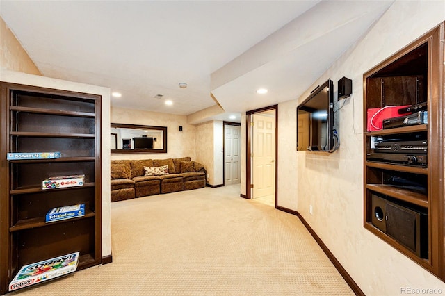 24036 E Kettle Pl, Aurora, CO 80016 - living room with carpet and recessed lighting