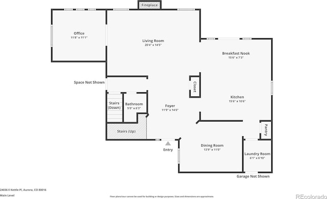 24036 E Kettle Pl, Aurora, CO 80016 - view of home floor plan