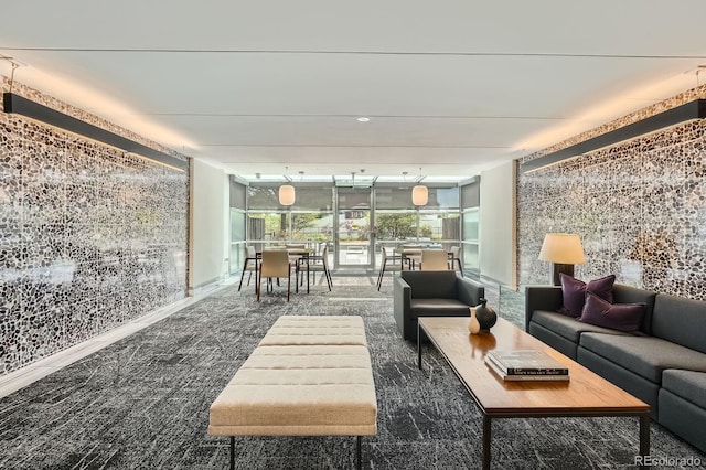 3100 E Cherry Creek S Drive 404, Denver, CO 80209 - carpeted living room featuring expansive windows