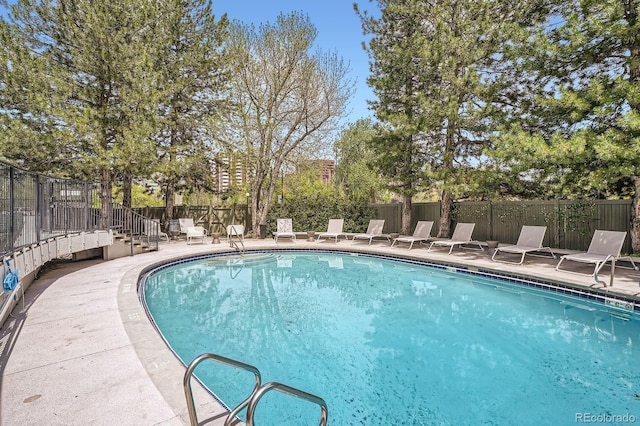 3100 E Cherry Creek S Drive 404, Denver, CO 80209 - community pool featuring fence and a patio