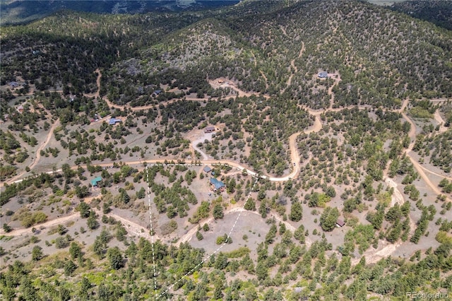 1111 Red Feather Rd, Cotopaxi, CO 81223 - drone / aerial view of a mountainous background and a desert landscape