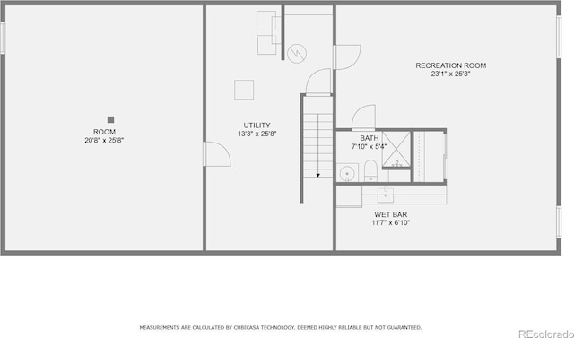 4054 S Olathe Ct, Aurora, CO 80013 - view of floor plan / room layout