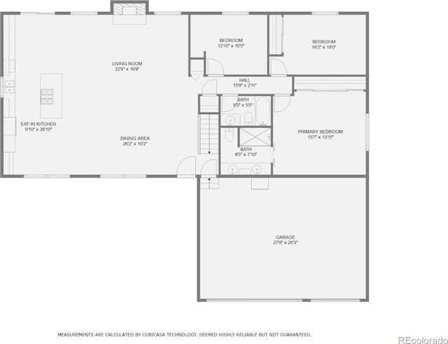 4054 S Olathe Ct, Aurora, CO 80013 - view of property floor plan