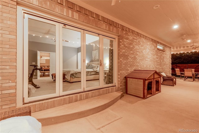 view of patio / terrace with french doors