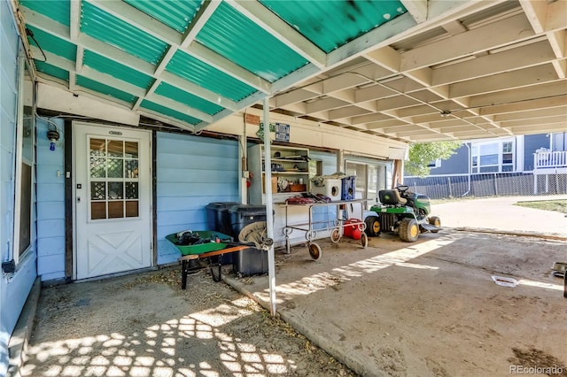 view of patio