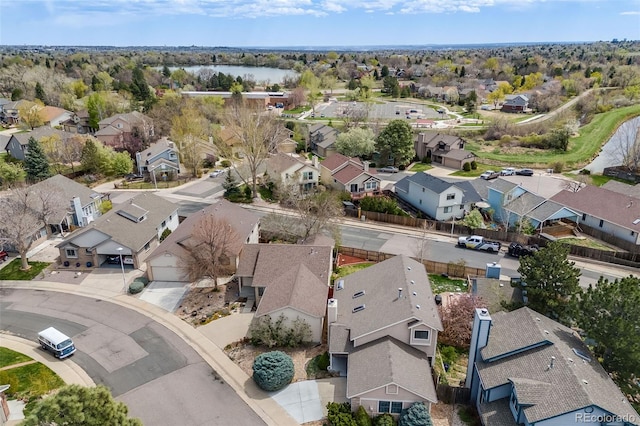 10436 W 84th Pl, Arvada, CO 80005 - bird's eye view featuring a water view and a residential view