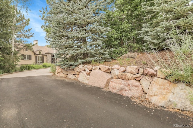 917 Dakota Dr, Castle Rock, CO 80108 - view of front facade with a chimney, stucco siding, and a patio