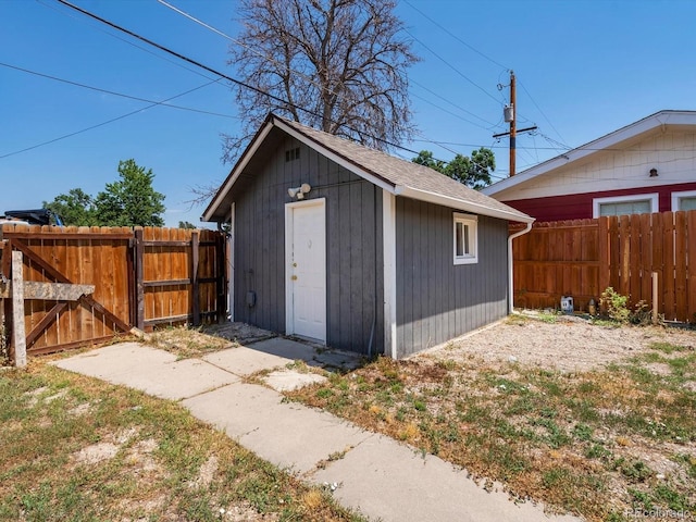 3971 W Kentucky Ave, Denver, CO 80219 - view of outbuilding featuring a gate