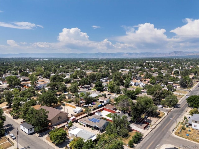 3971 W Kentucky Ave, Denver, CO 80219 - aerial view of residential area featuring mountains