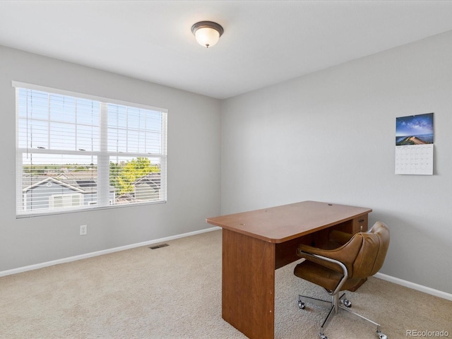 4816 S Elk Way, Aurora, CO 80016 - carpeted home office featuring baseboards