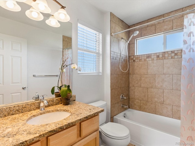 4816 S Elk Way, Aurora, CO 80016 - full bathroom featuring vanity and shower / bath combo