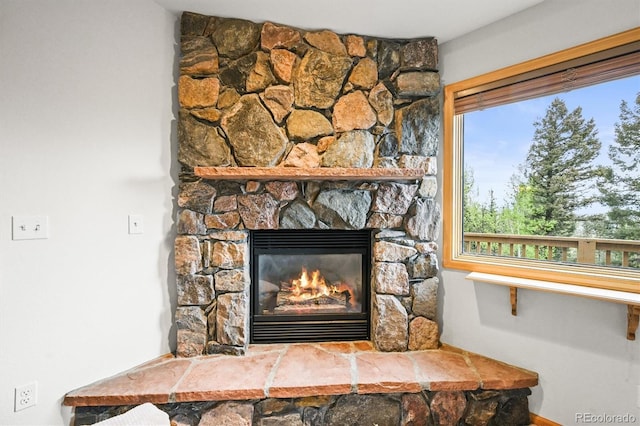 29825 Kennedy Gulch Rd, Conifer, CO 80433 - detailed view of a fireplace