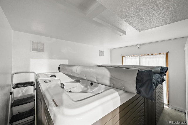 29825 Kennedy Gulch Rd, Conifer, CO 80433 - home theater room featuring a textured ceiling