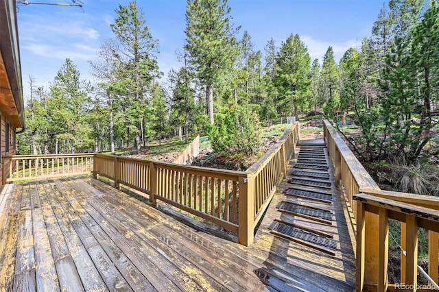 29825 Kennedy Gulch Rd, Conifer, CO 80433 - deck with view of wooded area