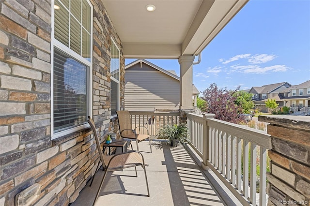 1061 S De Gaulle Ct, Aurora, CO 80018 - porch featuring a residential view