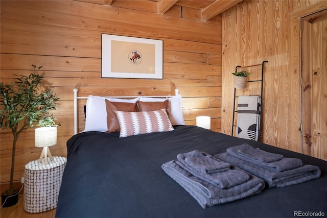 577 Gcr 8952, Granby, CO 80446 - bedroom with wooden walls