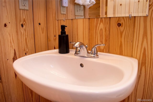 577 Gcr 8952, Granby, CO 80446 - bathroom view of a sink and wood walls