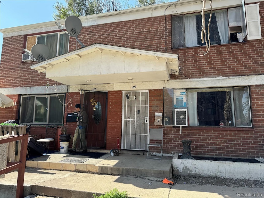 multi unit property with brick siding