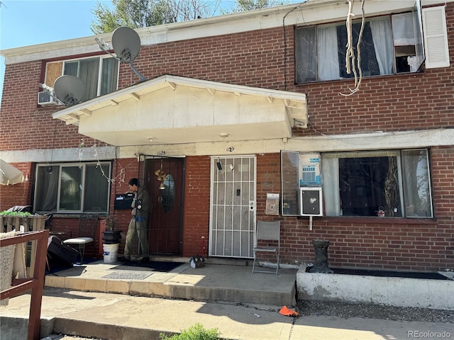 multi unit property with brick siding