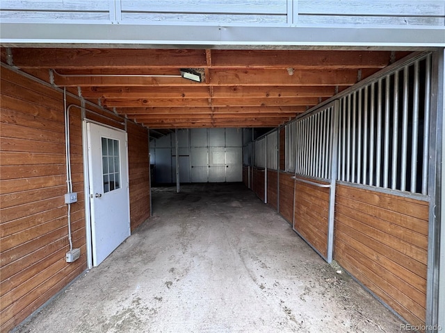 view of stable