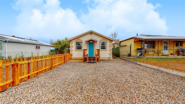 view of front of property