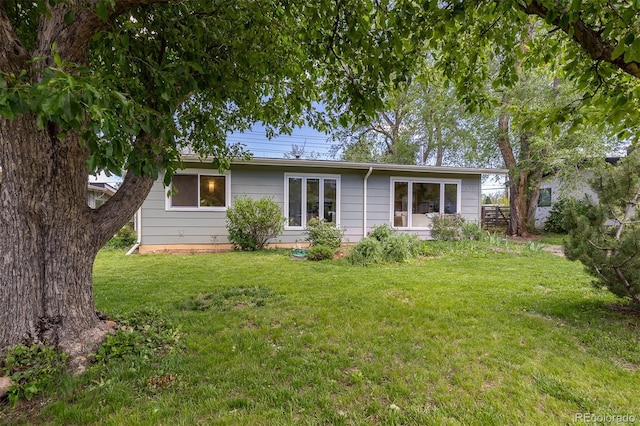 270 31st St, Boulder, CO 80305 - back of property featuring a yard