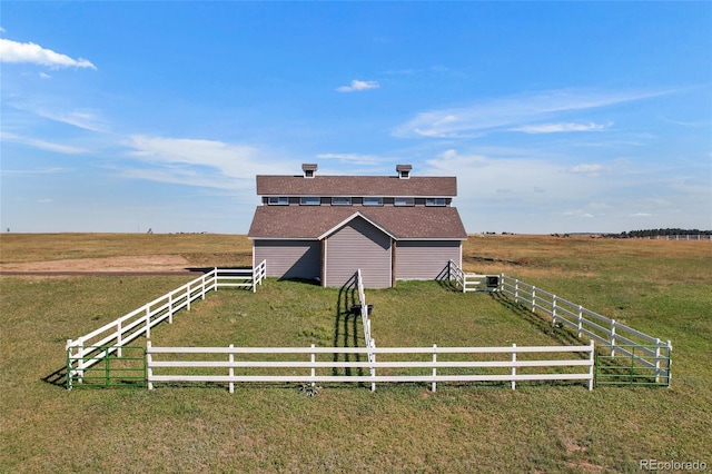 6696 Sunset Cir, Kiowa, CO 80117 - view of property exterior featuring a rural view and roof with shingles